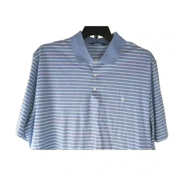 Polo by Ralph Lauren Men's  Blue & White  Striped Polo Shirt Size XL - Picture 2 of 13